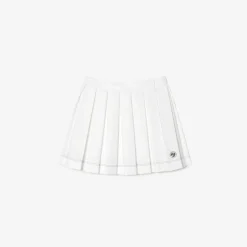 Roland-Garros Women Tennis Outfit|Women Tennis Outfits|Lacoste x Club Woman Skirt - Yellow