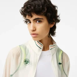 Roland-Garros Jackets|Lacoste x Club Woman Windbreaker - Yellow