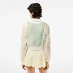 Roland-Garros Jackets|Lacoste x Club Woman Windbreaker - Yellow