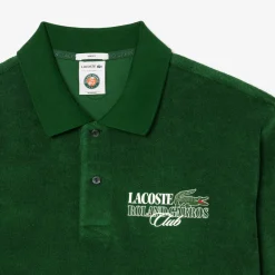 Roland-Garros Polos|Lacoste x Edition Man Terry Polo Shirt - Green