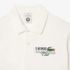 Roland-Garros Polos|Lacoste x Edition Man Terry Polo Shirt - White