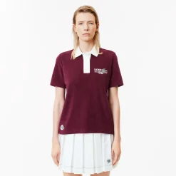 Roland-Garros Polos & Shirts|Lacoste x Edition Club Polo - Burgundy