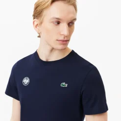 Roland-Garros T-shirts|Lacoste x Man Permanent -shirt – Navy