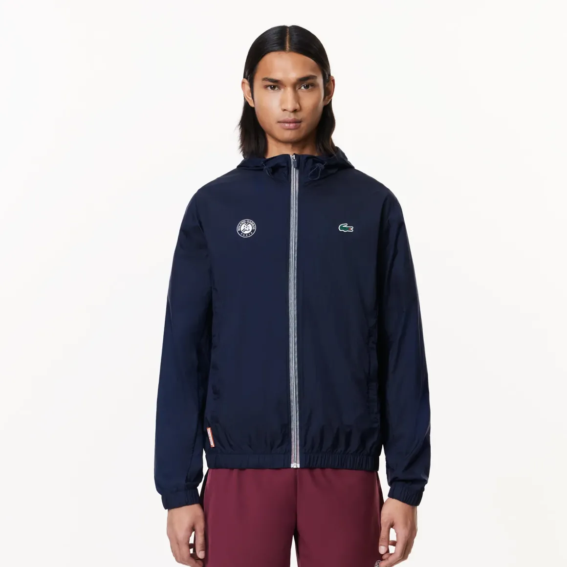 Roland-Garros Jackets|Lacoste x Men's Performance Windbreaker - Navy