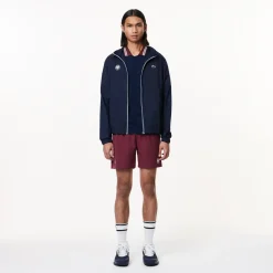 Roland-Garros Jackets|Lacoste x Men's Performance Windbreaker - Navy