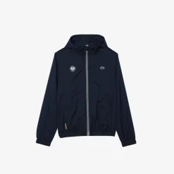 Roland-Garros Jackets|Lacoste x Men's Performance Windbreaker - Navy