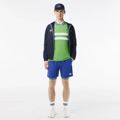 Roland-Garros Men Tennis Outfit|Men Tennis Outfits|Lacoste x Men's Performance Polo - Green