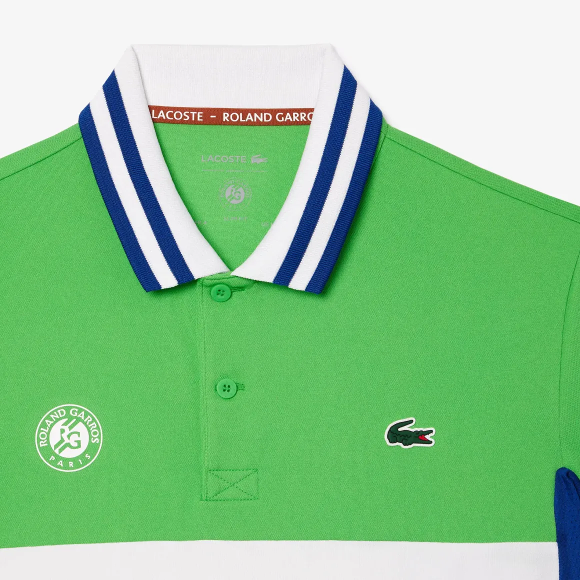 Roland-Garros Men Tennis Outfit|Men Tennis Outfits|Lacoste x Men's Performance Polo - Green