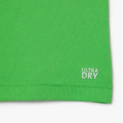 Roland-Garros Men Tennis Outfit|Men Tennis Outfits|Lacoste x Men's Performance Polo - Green