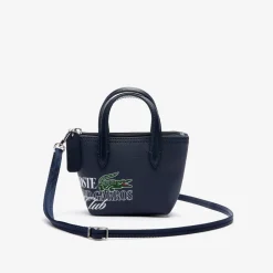 Roland-Garros Tote Bags & Handbag|Bags|Lacoste x Shoulder bag - Navy