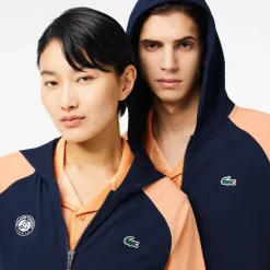 Roland-Garros Ball Boys Outfits|Hoodies & Sweatshirts|Lacoste x Unisex Ball Boy Sweatshirt - Navy and Clay Court