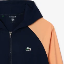 Roland-Garros Ball Boys Outfits|Hoodies & Sweatshirts|Lacoste x Unisex Ball Boy Sweatshirt - Navy and Clay Court