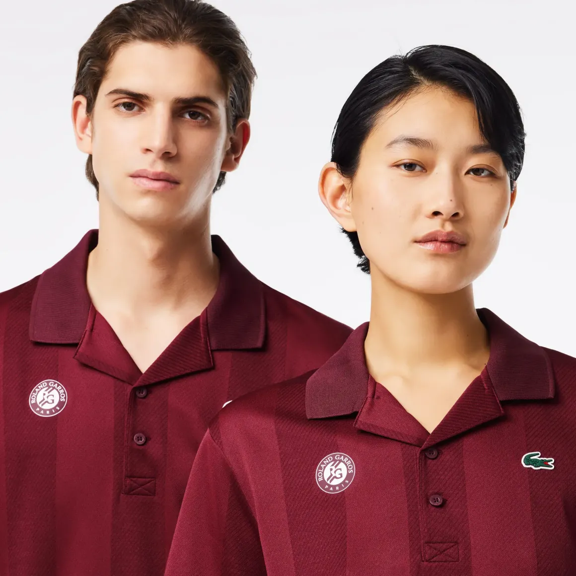 Roland-Garros Ball Boys Outfits|Polos & Shirts|Lacoste x Unisex Ball boy Polo – Burgundy