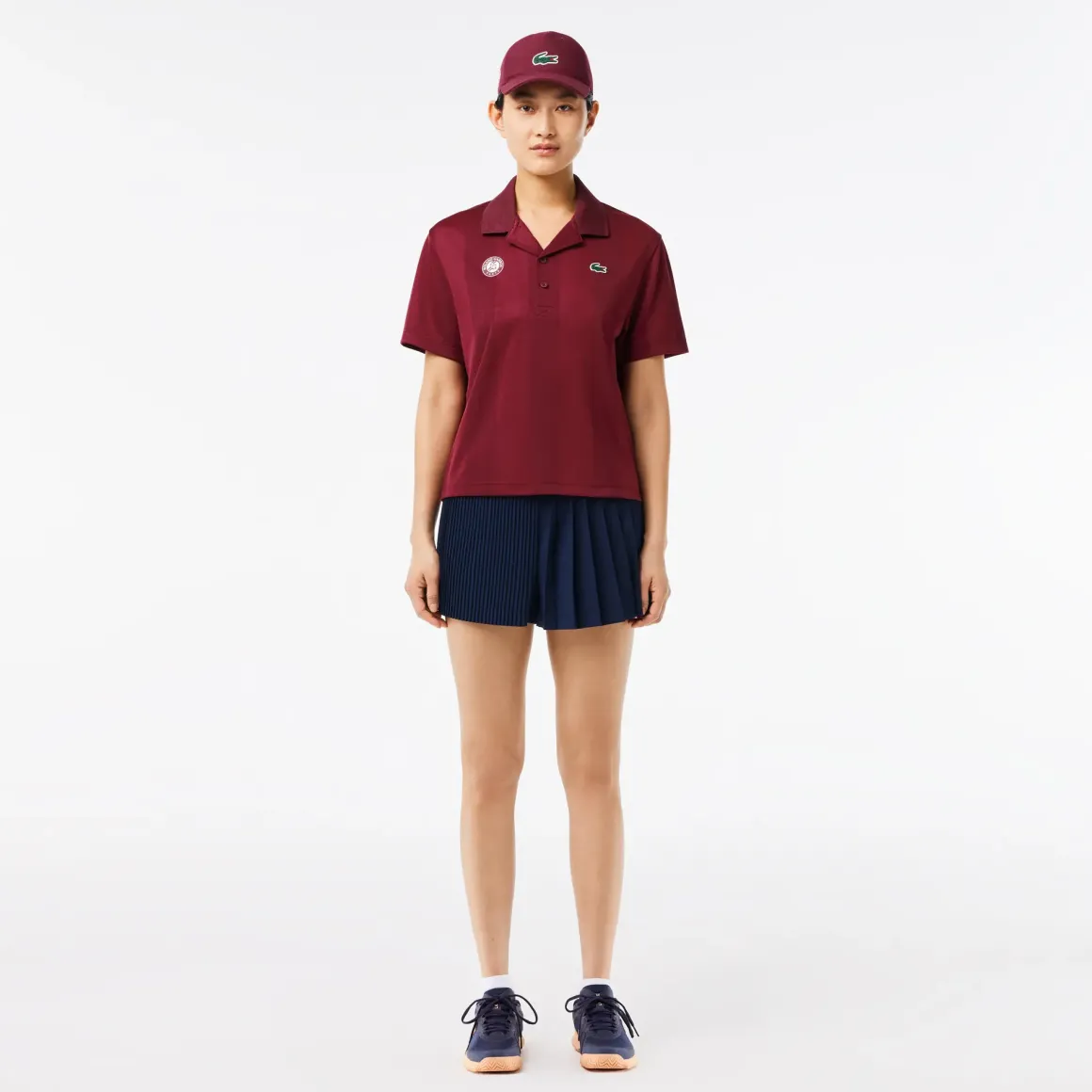 Roland-Garros Ball Boys Outfits|Polos & Shirts|Lacoste x Unisex Ball boy Polo – Burgundy