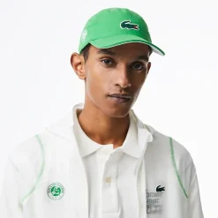 Roland-Garros Caps & Hats|Caps & Hats|Lacoste x Unisex's performance Cap - Tarragon