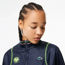 Roland-Garros Jackets|Lacoste x Woman Performance Windbreaker - Navy & yellow