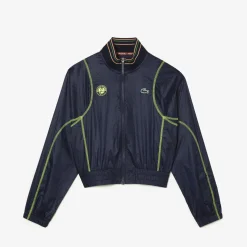 Roland-Garros Jackets|Lacoste x Woman Performance Windbreaker - Navy & yellow
