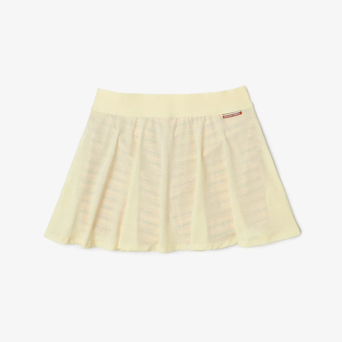 Roland-Garros Women Tennis Outfit|Women Tennis Outfits|Lacoste x Woman Performance Skirt - Yellow