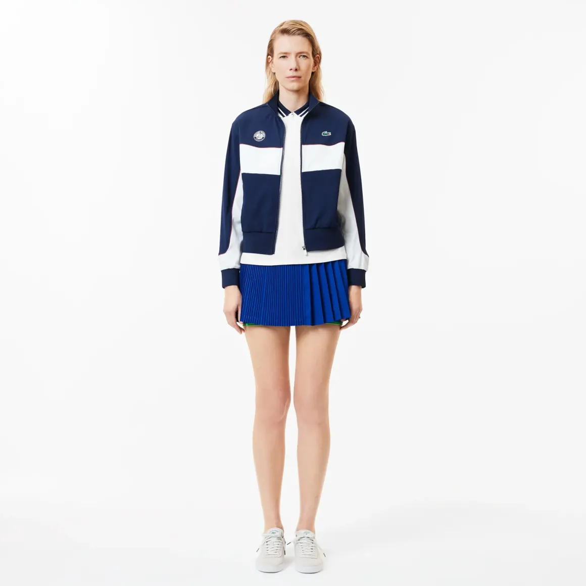 Roland-Garros Women Tennis Outfit|Women Tennis Outfits|Lacoste x Women's Performance T-Shirt - White