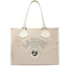 Roland-Garros Tote Bags & Handbag|Bags|Lancel Paris x Canvas Tote Bag - White