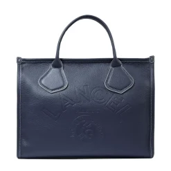 Roland-Garros Tote Bags & Handbag|Bags|Lancel Paris x Zipped Leather Tote Bag - Navy