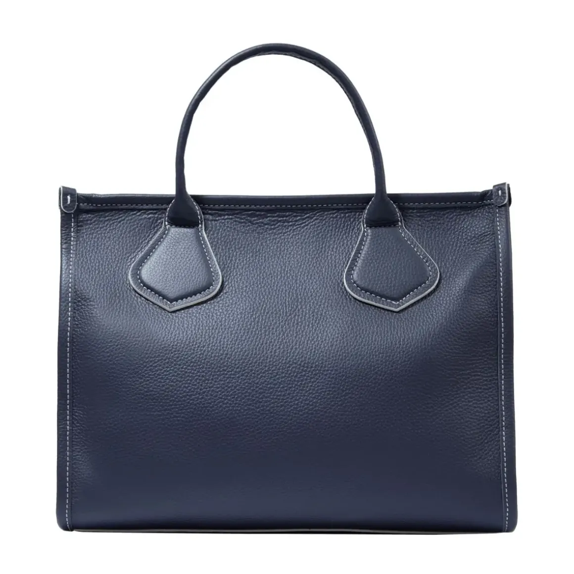 Roland-Garros Tote Bags & Handbag|Bags|Lancel Paris x Zipped Leather Tote Bag - Navy