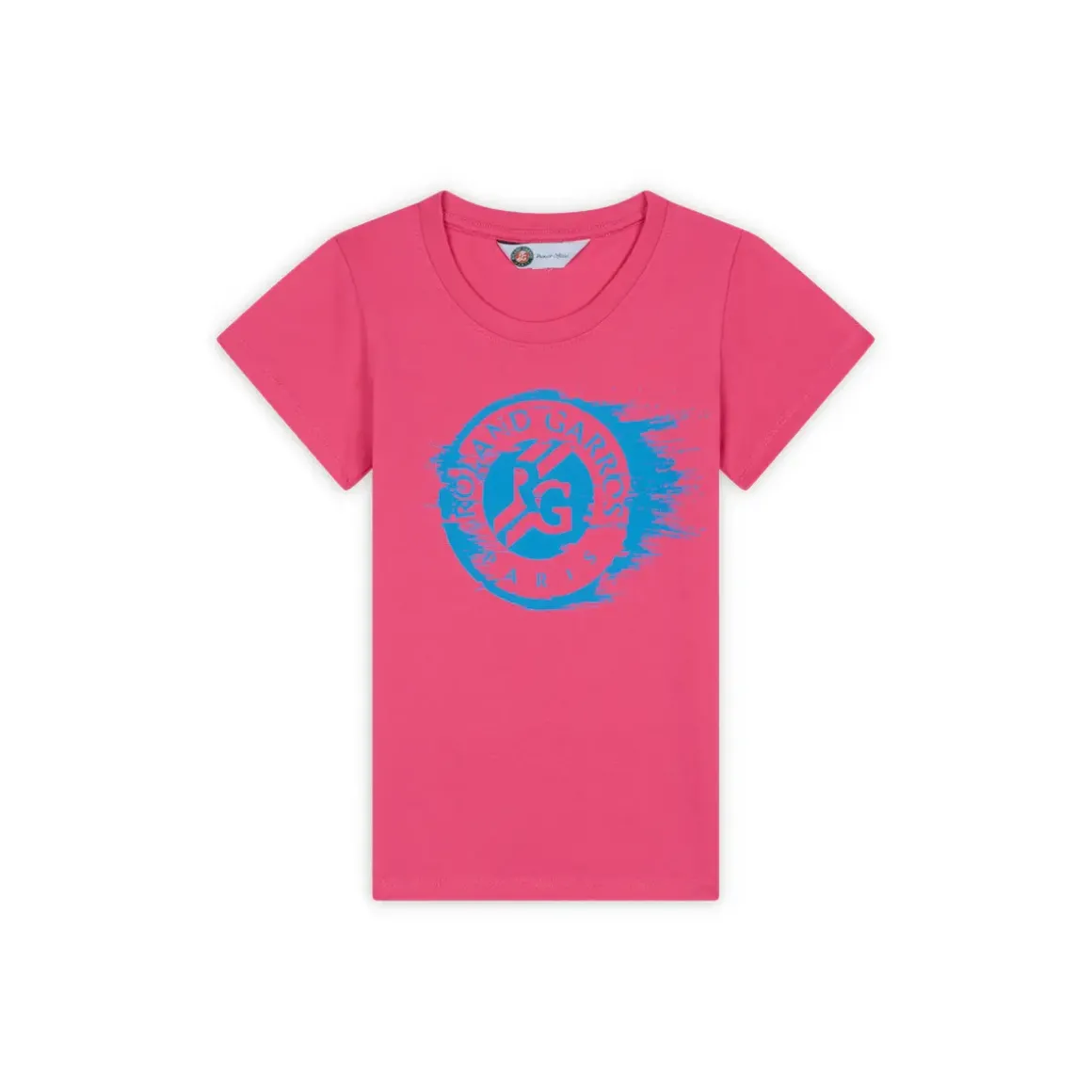 Roland-Garros Girls Outfit|Logo tshirt girl - Pink