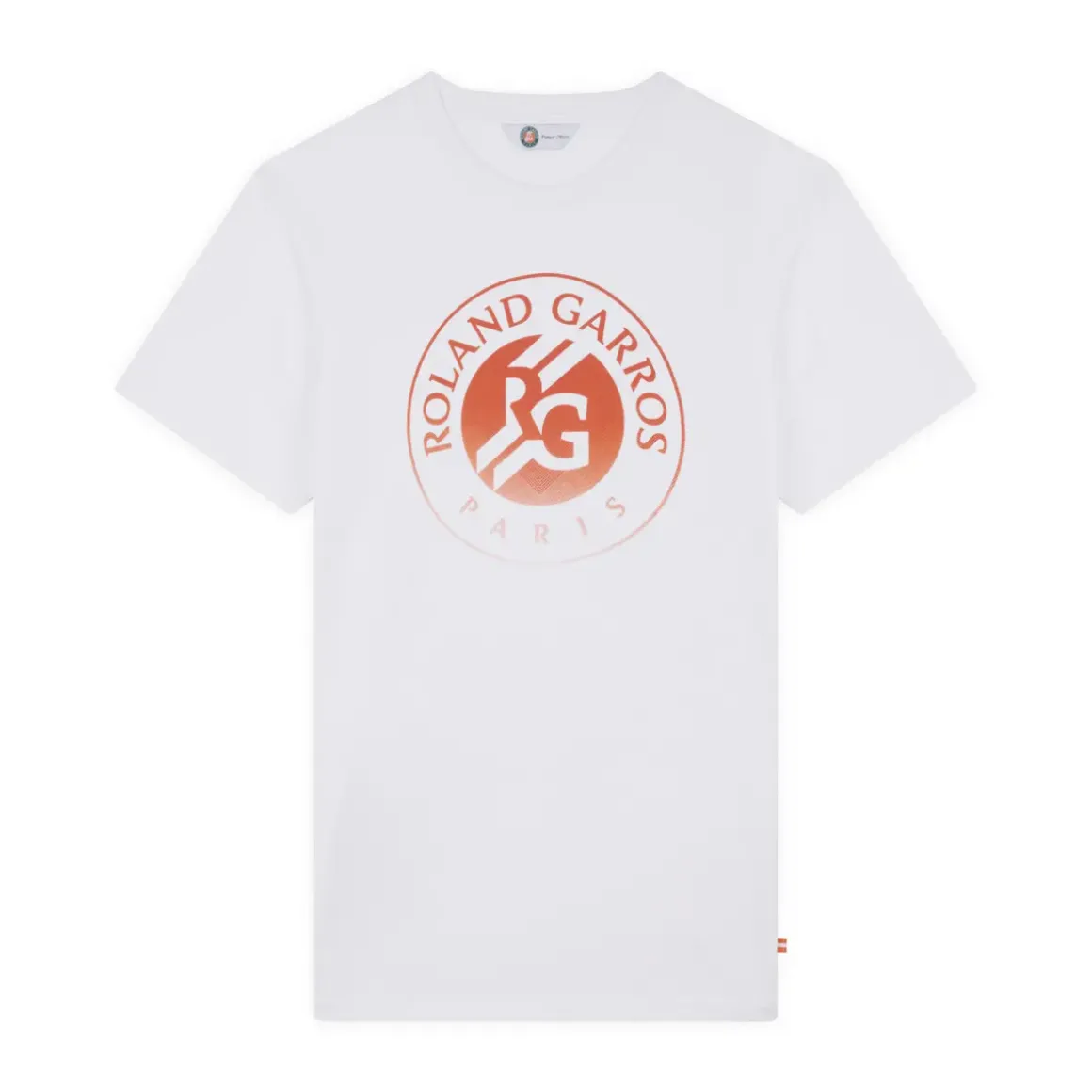 Roland-Garros T-shirts|Man Big Logo T-shirt - White