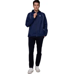 Roland-Garros Jackets|Man Foldable Windbreaker - Navy