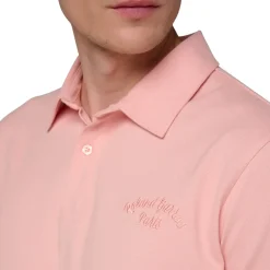 Roland-Garros Polos|Man Stripes Polo - Pink