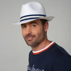 Roland-Garros Caps & Hats|Caps & Hats|Paper Trilby - Navy Blue