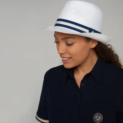 Roland-Garros Caps & Hats|Caps & Hats|Paper Trilby - Navy Blue