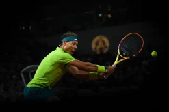 Roland-Garros Scooter And Helmets|Photo Nadal 1/4 Finale 21x29.7 cm - Multicolore