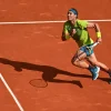 Roland-Garros Scooter And Helmets|Photo Nadal Lob 15x21 cm - Multicolore