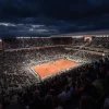Roland-Garros Scooter And Helmets|Photo RG Night Session 15x21 cm - Multicolore