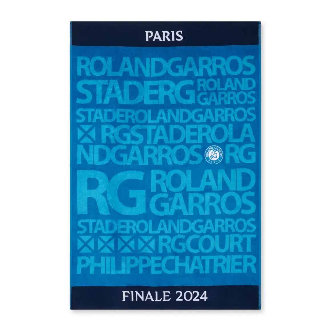 Roland-Garros Household Linen|Players' Towels|Player's Final Towel Carre Blanc x Roland Garros - Blue