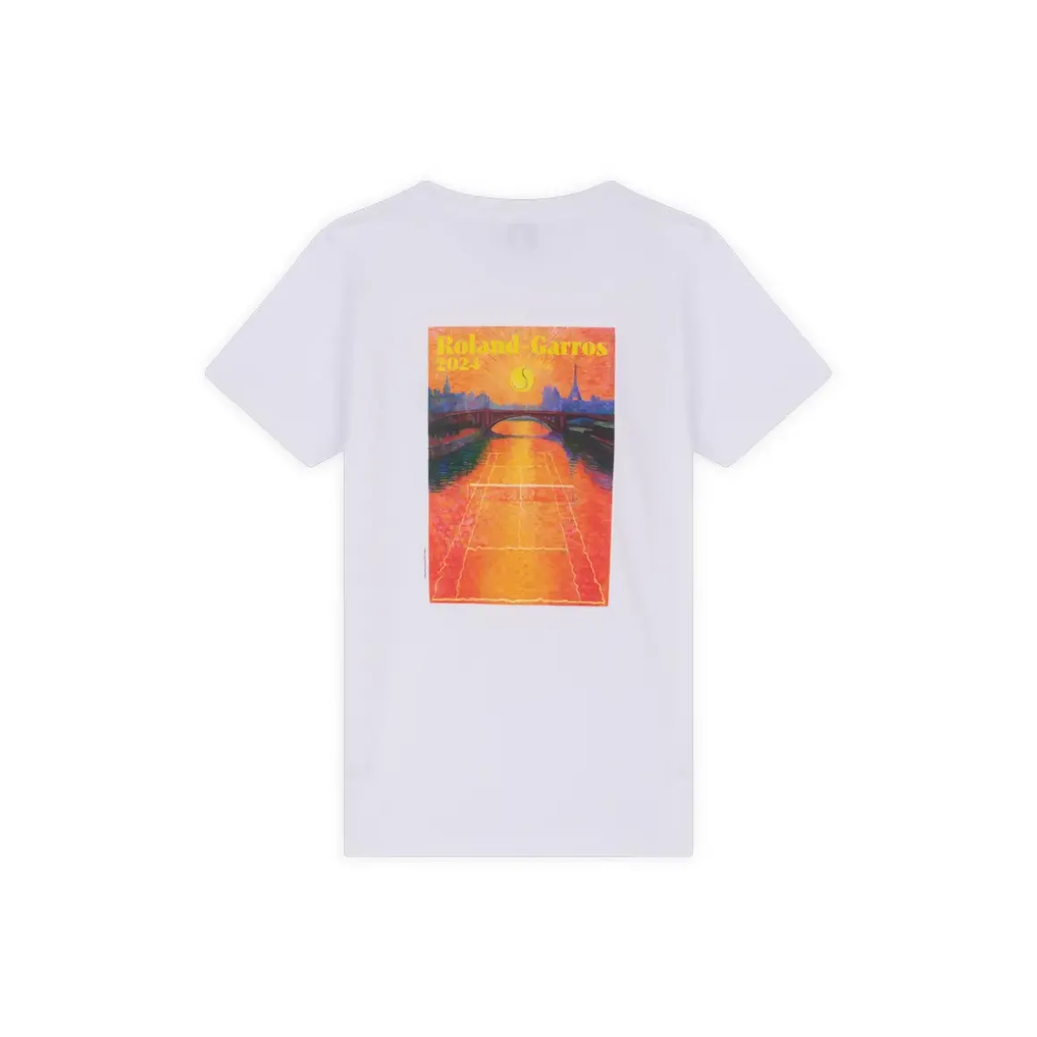 Roland-Garros Girls Outfit|Boys Outfit|Roland Garros 2024 Child's Official Poster T-Shirt - White