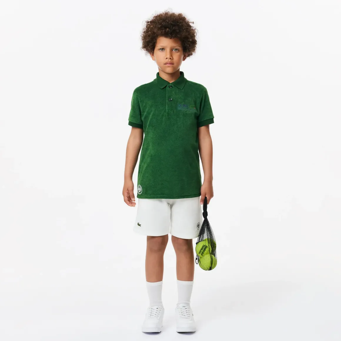 Roland-Garros Girls Outfit|Boys Outfit|Roland Garros Edition Children's Sport Terry Polo Shirt