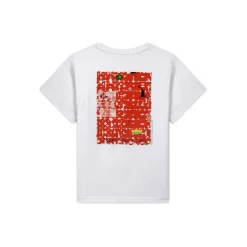 Roland-Garros Boys Outfit|2019 child's official poster t-shirt - white