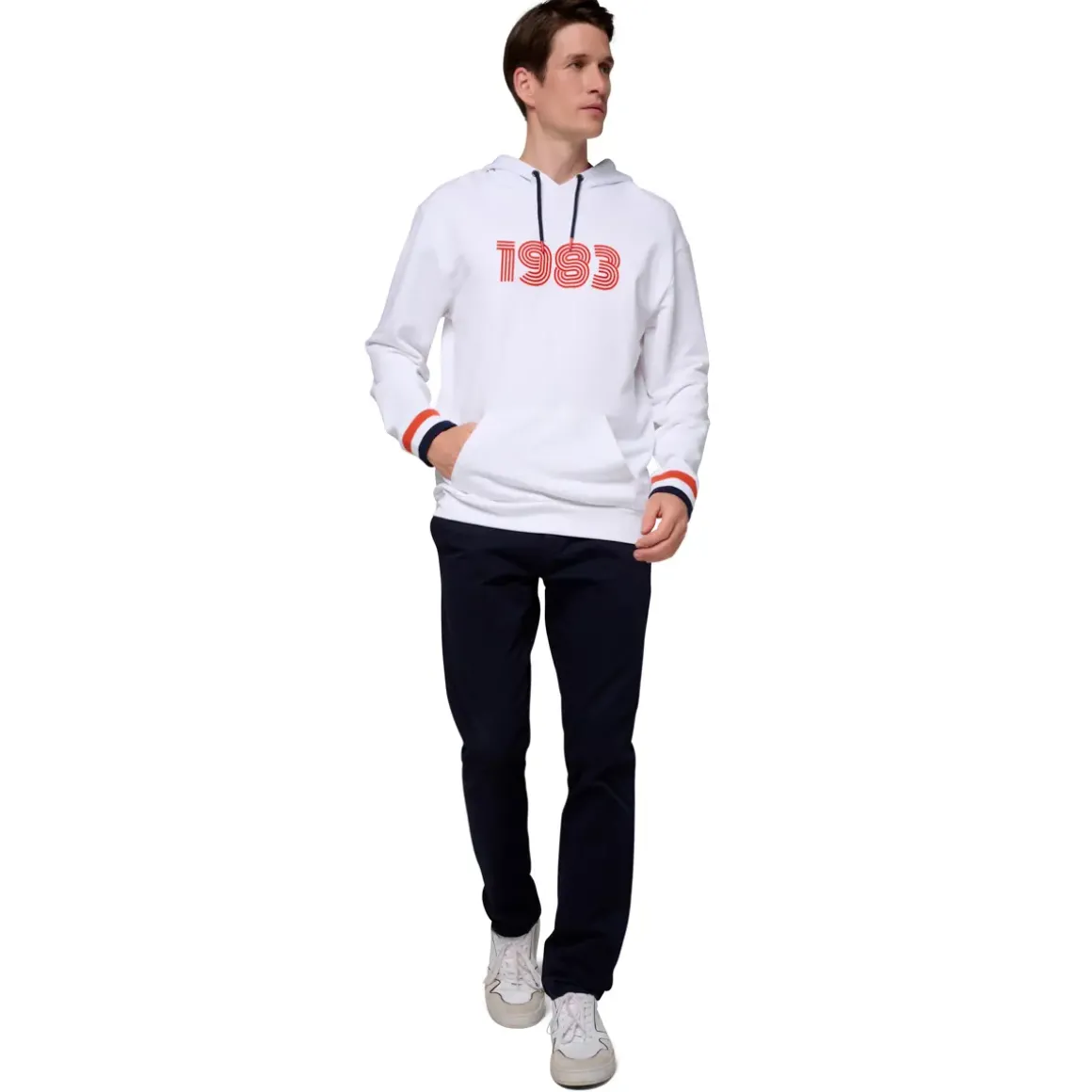 Roland-Garros Boys Outfit|Hoodies & Sweatshirts|1983 Hoodie Man - White