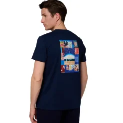 Roland-Garros T-shirts|23 mosaic man t-shirt - Navy