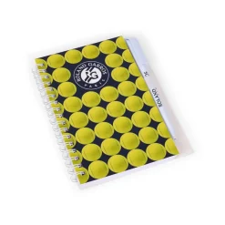 Roland-Garros Stationery|Autograph Notebook & Pen - Yellow and Navy