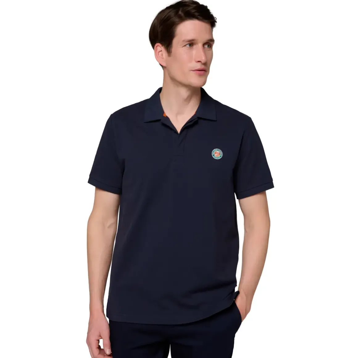 Roland-Garros Polos|Basic man polo - Navy