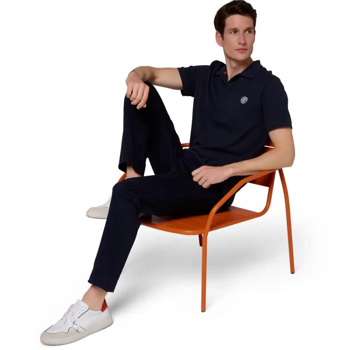 Roland-Garros Polos|Basic man polo - Navy