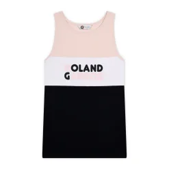 Roland-Garros T-shirts & Tank Tops|Color Block woman top - pink and navy