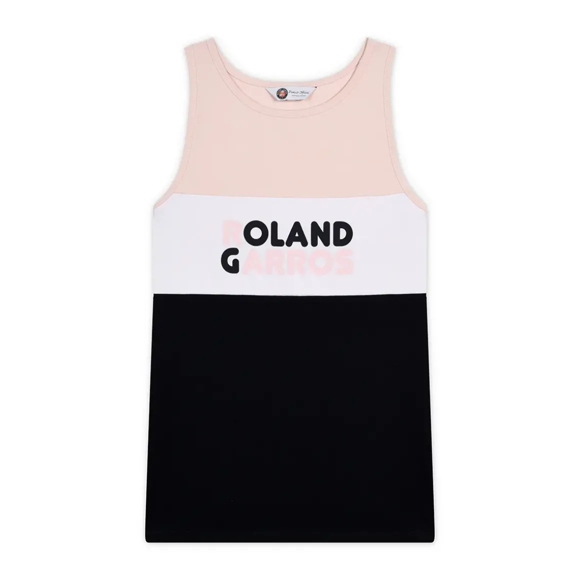 Roland-Garros T-shirts & Tank Tops|Color Block woman top - pink and navy