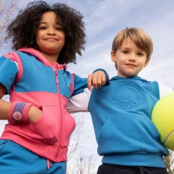 Roland-Garros Girls Outfit|girl Pop Energy Sweatshirt - Pink and Blue