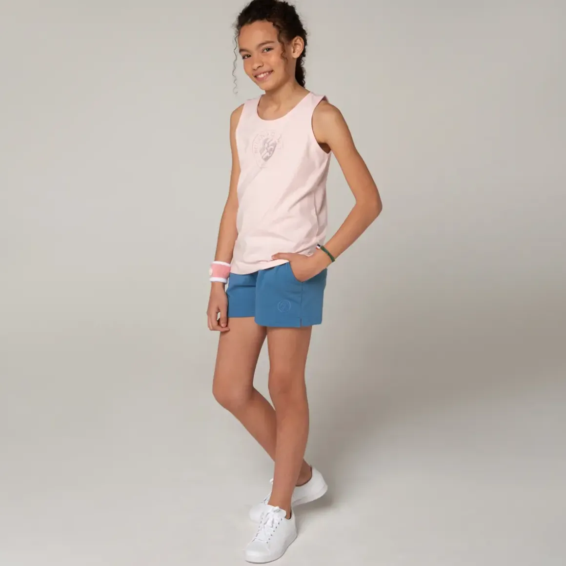 Roland-Garros Girls Outfit|girl short pants - Blue