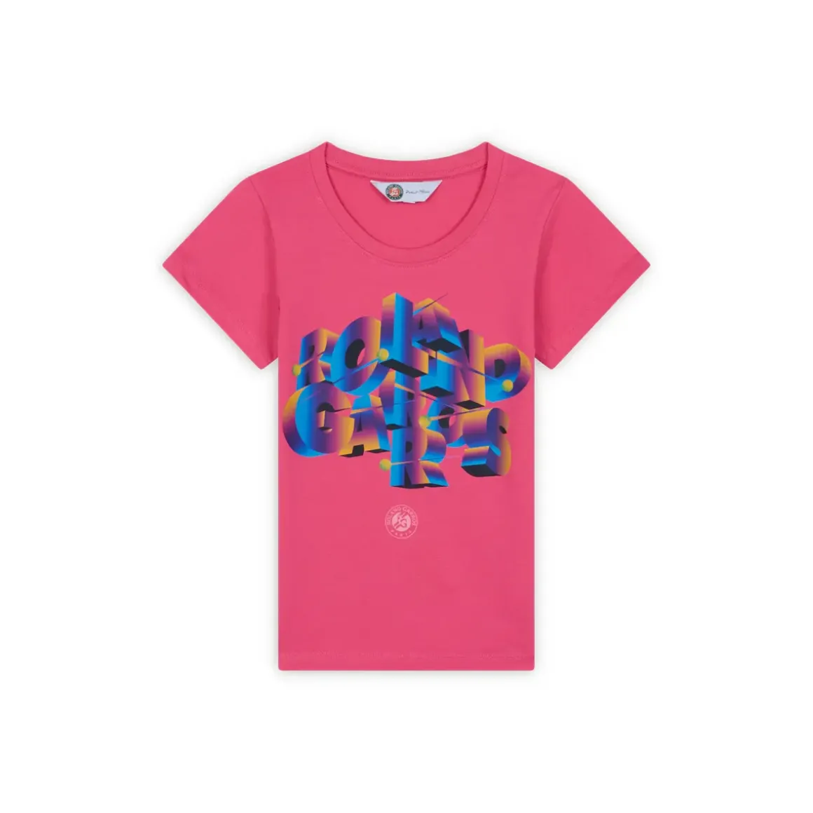 Roland-Garros Girls Outfit|girl Signature T-Shirt - Pink