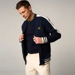 Roland-Garros Jackets|Heritage Man Teddy - Navy Blue